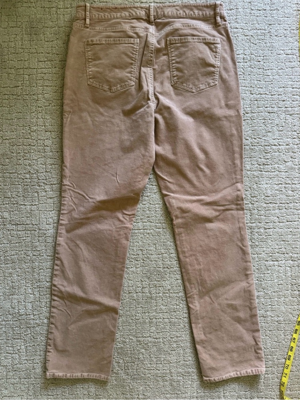 Talbots Flawless Five-Pocket Straight Leg Corduroy Pants Tan Size 10 - Picture 5 of 12